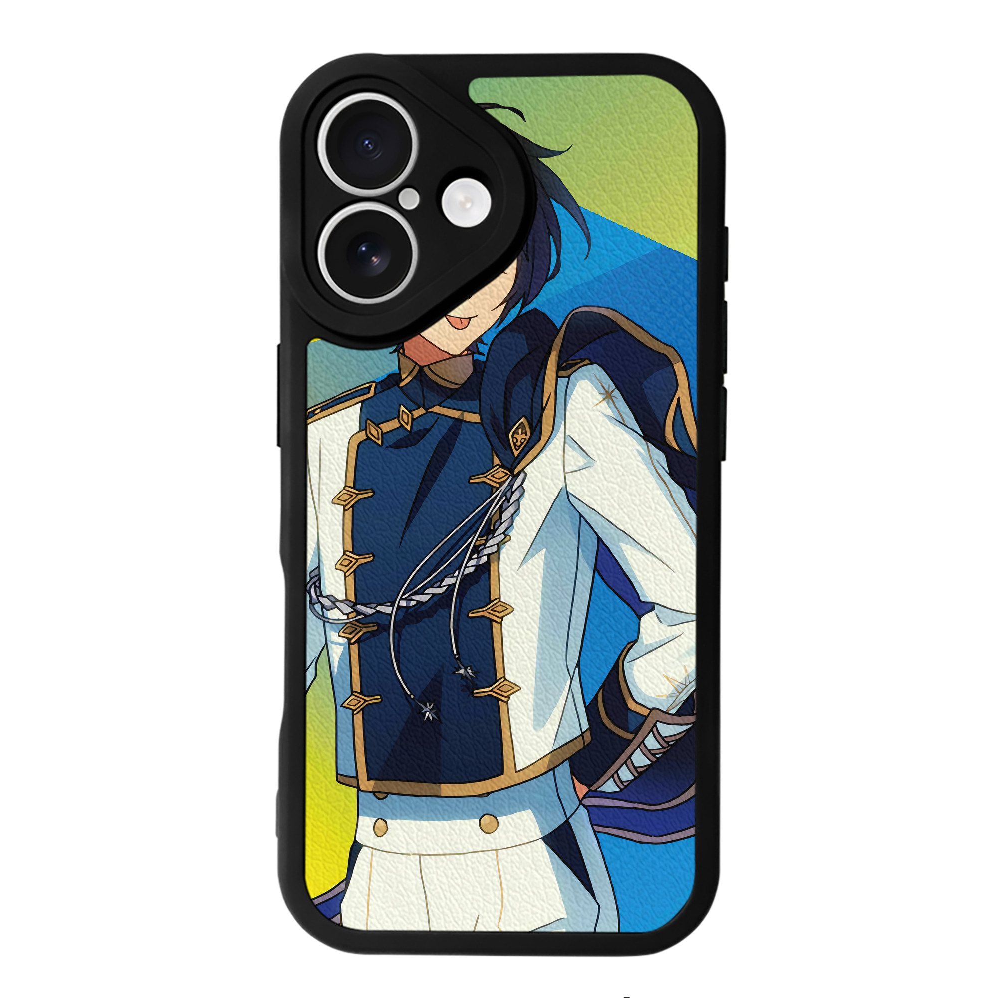 （画像用） あんさんぶるスターズ! Ensemble Stars 【iPhone 16シリーズ対応】シリコンスマホケース（レザー調） 材質：シリコン